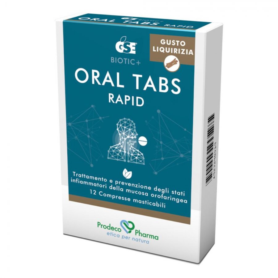 GSE ORAL TABS RAPID LIQUIRIZIA 12 COMPRESSE - farmagiri