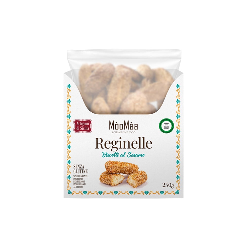MOOMAA REGINELLE BISCOTTI AL SESAMO 250 G - farmagiri