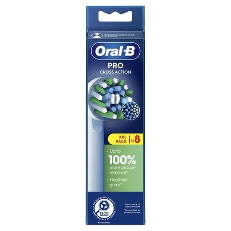 ORALB POWER REFILL EB50R CROSSACTION 8 PEZZI - farmagiri