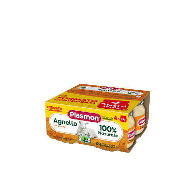 PLASMON OMOGENEIZZATO AGNELLO 4 X 80 G - farmagiri