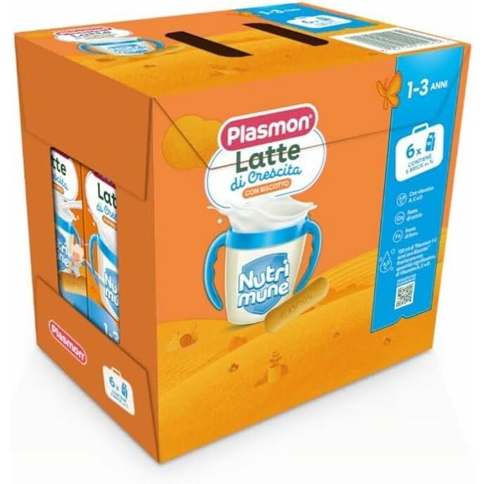 PLASMON STAGE 12-36 CON BISCOTTO 6 BRICK X 1 LITRO - farmagiri
