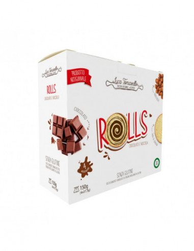 ROLLS MERENDINA CIOCCOLATO NOCCIOLA 150 G - farmagiri