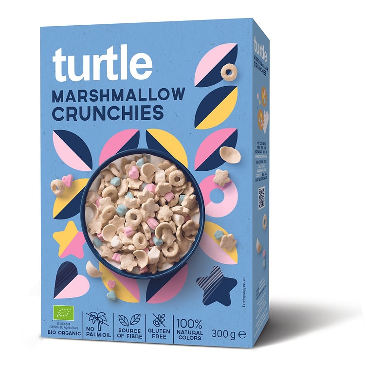TURTLE MARSHMALLOW CRUNCHIES 300 G - farmagiri