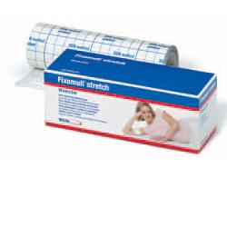 FASCIA AUTOADESIVA IPOALLERGENICA FISSAGGIO CATETERI FIXOMULL STRETCH. SUPPORTO IN POLIESTERE NON TESSUTO BIANCO, MASSA IN POLICARBONATO SENZA RESINE E GOMME NATURALI. 10X200CM - farmagiri