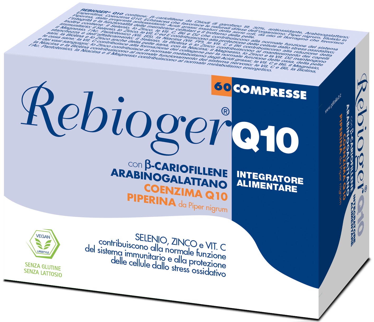 REBIOGER Q10 60 COMPRESSE - farmagiri