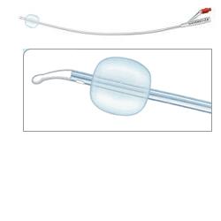CATETERE FOLEY IN SILICONE PER ADULTI BRILLANT PLUS 2 VIE SENZA SCANALATURE CH18 LUNGHEZZA 41 CM PALLONCINO 10 ML PUNTA CILINDRICA 2 FORI 1 PEZZO - farmagiri