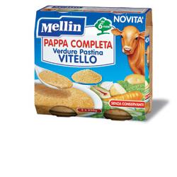 MELLIN PAPPA COMPLETA VITELLO 250 G 2 PEZZI - farmagiri