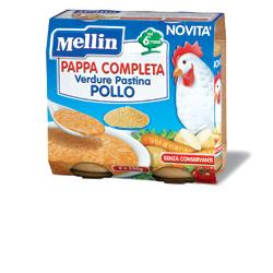 MELLIN PAPPA COMPLETA POLLO 250 G 2 PEZZI - farmagiri