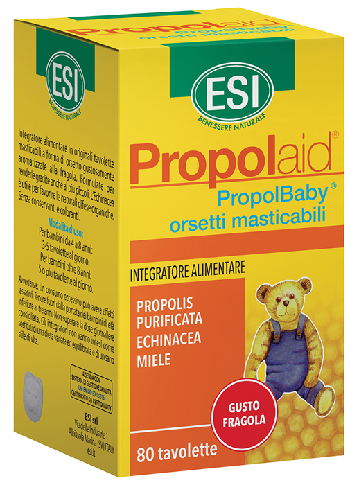 ESI PROPOLAID ORSETTI JUNIOR 80 TAVOLETTE - farmagiri