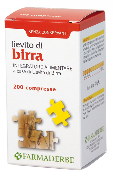 LIEVITO DI BIRRA 200 COMPRESSE - farmagiri