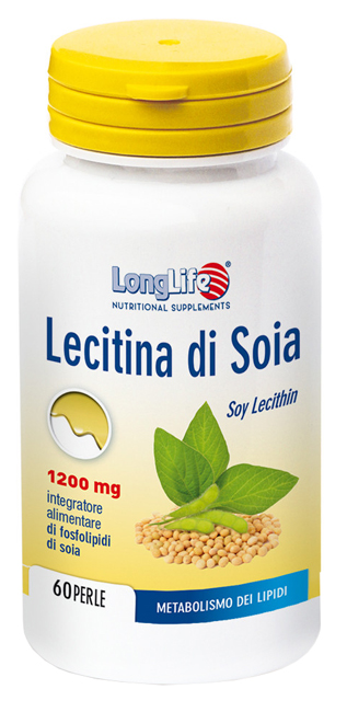 LONGLIFE LECITINA SOIA 60 PERLE DI GELATINA DA 1,7 G - farmagiri