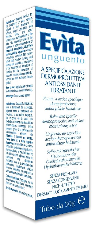 EVITA UNGUENTO A SPECIFICA AZIONE DERMOPROTETTIVA ANTIOSSIDANTE IDRATANTE 30 ML - farmagiri