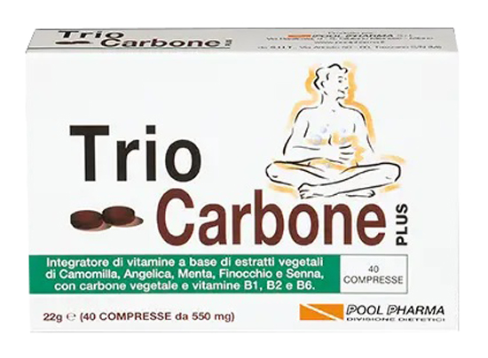 TRIOCARBONE PLUS 40 COMPRESSE - farmagiri