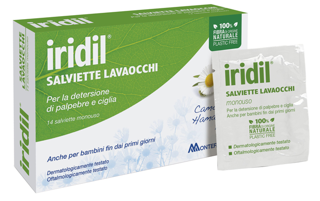 IRIDIL LAVAOCCHI 14 SALVIETTE MONOUSO - farmagiri