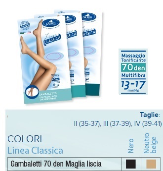 SAUBER GAMBALETTO 70 MAGLIA LISCIA NERO 2 LINEA CLASSICA - farmagiri