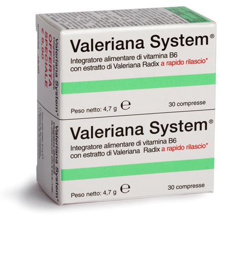 VALERIANA SYSTEM 30 COMPRESSE + 30 COMPRESSE - farmagiri