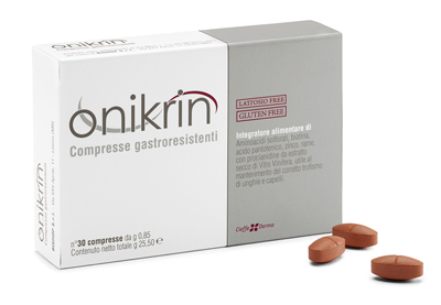 ONIKRIN 30 COMPRESSE - farmagiri