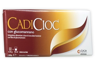 CADICIOC TAVOLETTA FONDENTE CON GLUCOMANNANO 100 G - farmagiri