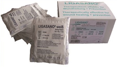MEDICAZIONE IN COMPRESSE DI POLIURETANO ESPANSO FORMATO DA RETICOLI CELLULARI A NIDO D'APE 10X10X1CM 10 PEZZI - farmagiri