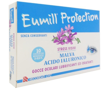 EUMILL PROTECTION GOCCE OCULARI 10 FLACONCINI MONODOSE 0,5 ML - farmagiri