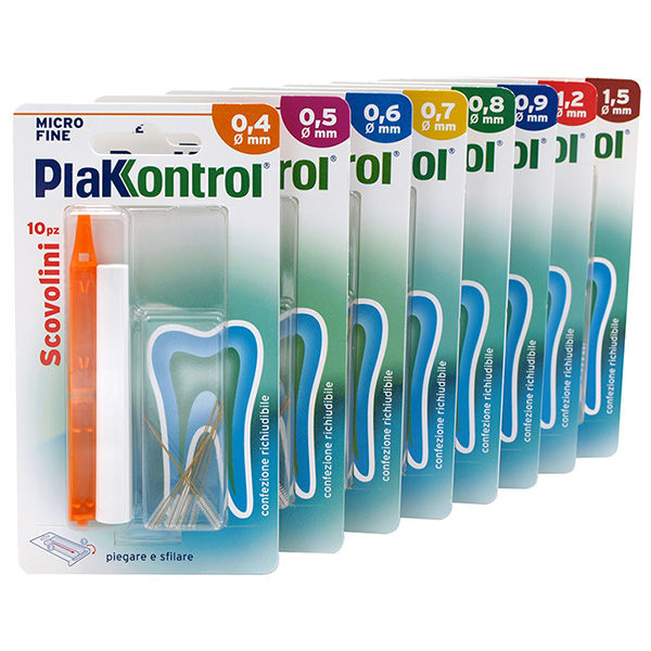 PLAKKONTROL MINIGRIP SCOVOLINO 0,7 MM 10 PEZZI - farmagiri