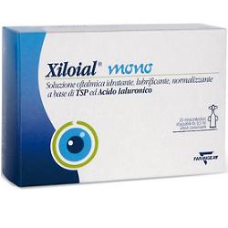 SOLUZIONE OFTALMICA IDRATANTE LUBRIFICANTE XILOIAL 20 MONODOSE DA 0,5ML - farmagiri