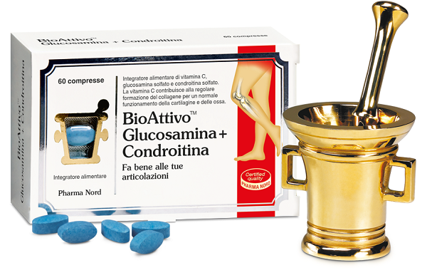 BIOATTIVO GLUCOSAMINA + CONDROITINA 60 COMPRESSE - farmagiri