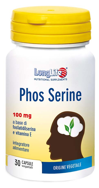LONGLIFE PHOS SERINE 30 CAPSULE VEGETALI - farmagiri