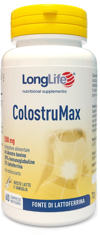 LONGLIFE COLOSTRUMAX 60 COMPRESSE MASTICABILI - farmagiri