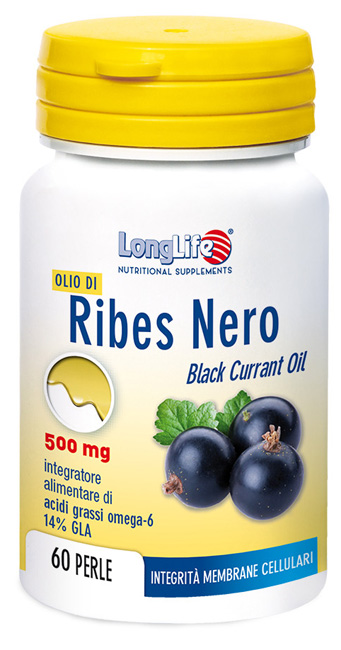 LONGLIFE OLIO RIBES NERO 60 PERLE DI GELATINA - farmagiri
