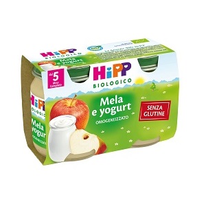 HIPP BIO HIPP BIO OMOGENEIZZATO MELA YOGURT 2X125 G - farmagiri