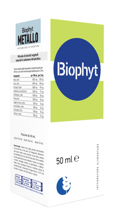BIOPHYT METALLO 50 ML SOLUZIONE IDROALCOLICA - farmagiri