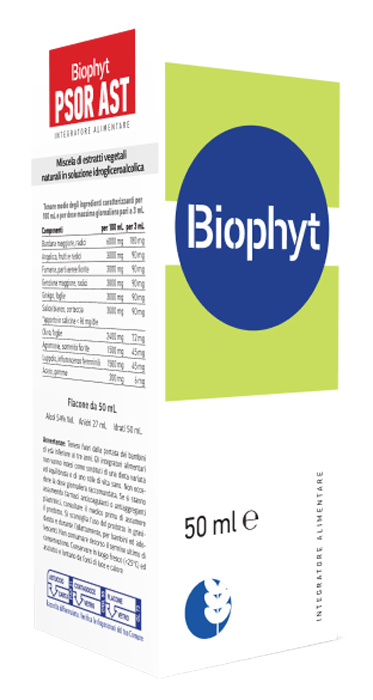 BIOPHYT PSOR AST 50 ML SOLUZIONE IDROALCOLICA - farmagiri
