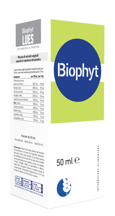 BIOPHYT LUES 50 ML SOLUZIONE IDROALCOLICA - farmagiri