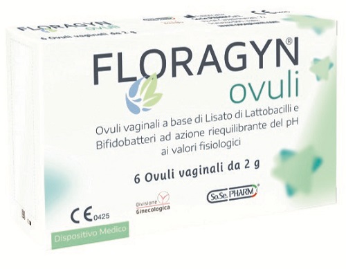 OVULI VAGINALI A BASE DI LATTOBACILLI LISATI FLORAGYN OVULI 2 G 6 PEZZI - farmagiri