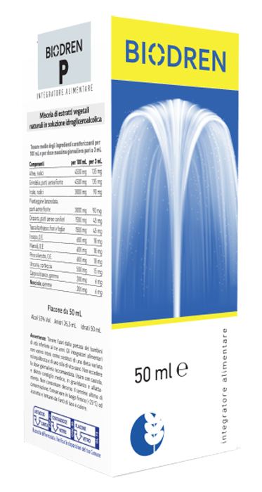 BIODREN P SOLUZIONE IDROALCOLICA 50 ML - farmagiri