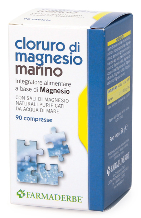 CLORURO DI MAGNESIO MARINO 90 COMPRESSE - farmagiri