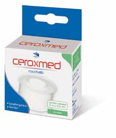 CEROTTO ADESIVO IN ROCCHETTO CEROXMED IN SETA AERATO IPOALLERGENICO BIANCO 500X2,5 CM 1 PEZZO - farmagiri