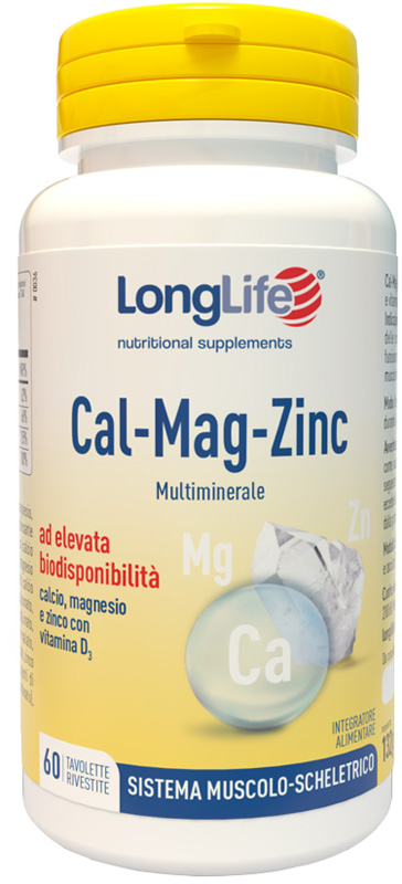 LONGLIFE CAL MAG ZINC 60 TAVOLETTE - farmagiri