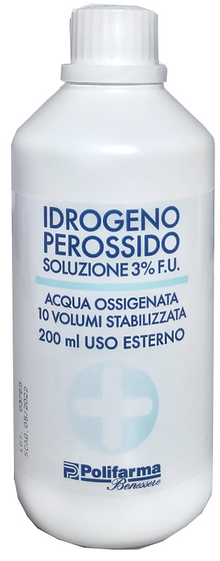 PEROSSIDO IDROGENO 3% 200 ML ACQUA OSSIGENATA 10 VOLUMI STABILIZZATA - farmagiri