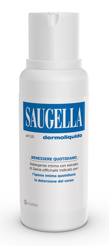SAUGELLA DERMOLIQUIDO PH 3,5 DETERGENTE INTIMO BENESSERE QUOTIDIANO 750 ML - farmagiri