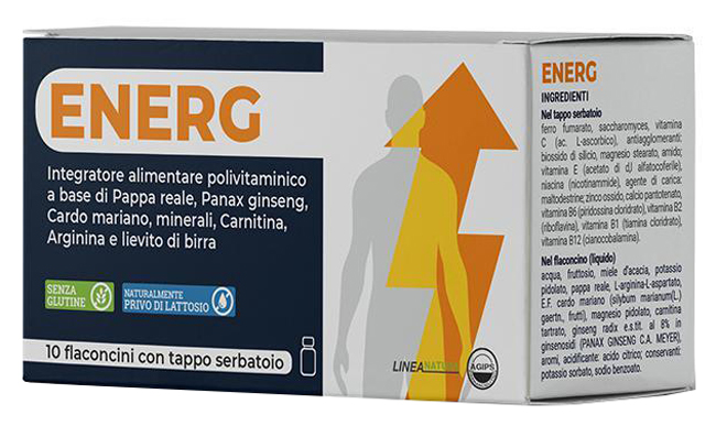 ENERG 10 FLACONCINI 10 ML CON TAPPO SERBATOIO - farmagiri