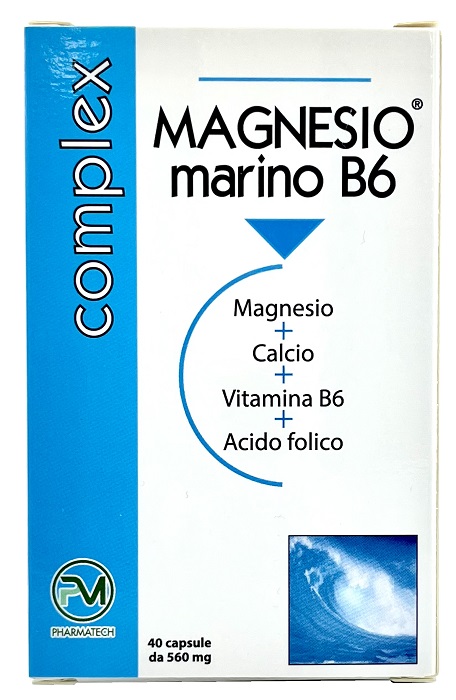 MAGNESIO MARINO B6 40 CAPSULE - farmagiri