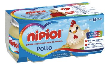 NIPIOL OMOGENEIZZATO POLLO 120 G X 2 PEZZI - farmagiri