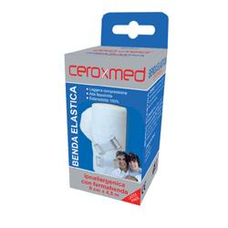 BENDA ELASTICA CEROXMED 10X450 CM CON GANCIO 1 PEZZO - farmagiri