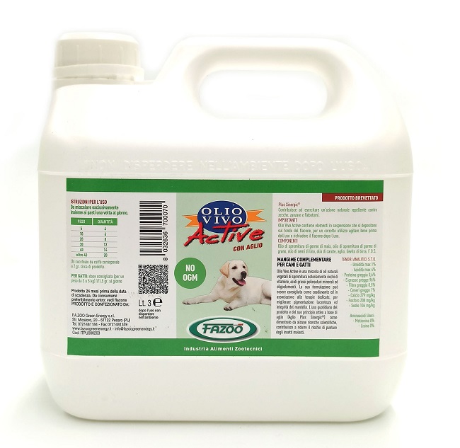 OLIO VIVO ACTIVE 3 LITRI - farmagiri