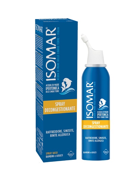 ISOMAR NASO CHIUSO SOLUZIONE ACQUA DI MARE IPERTONICA PER DECONGESTIONE NASO CHIUSO 50 ML - farmagiri