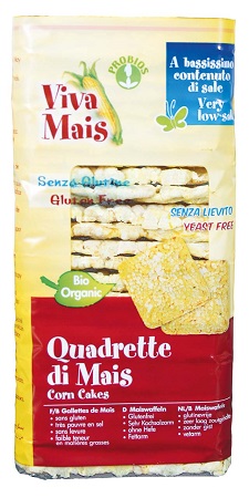 VIVA MAIS QUADRETTE DI MAIS SENZA SALE E SENZA LIEVITO 130 G - farmagiri