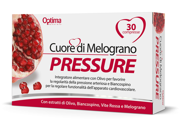 CUORE DI MELOGRANO PRESSURE 30 COMPRESSE 1 G - farmagiri