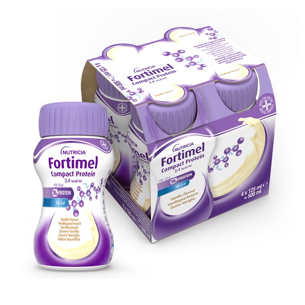 FORTIMEL COMPACT PROTEIN VANIGLIA 4 BOTTIGLIE DA 125 ML - farmagiri